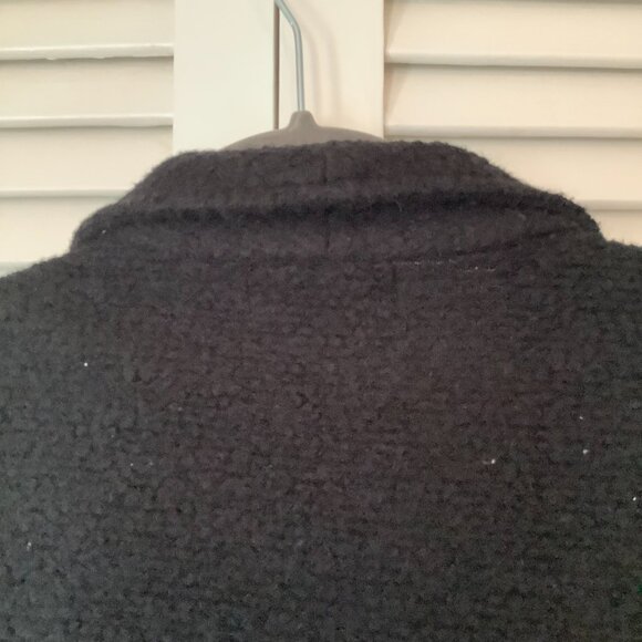 Halogen women's Knit Moto Jacket black boucle 1X Nordstrom - Picture 9 of 11